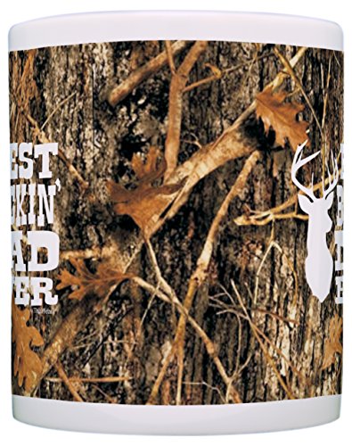 Thiswear Hunting Camo Best Buckin' Dad Ever Gift Coffee Mug Tea Cup Camo #TOP2