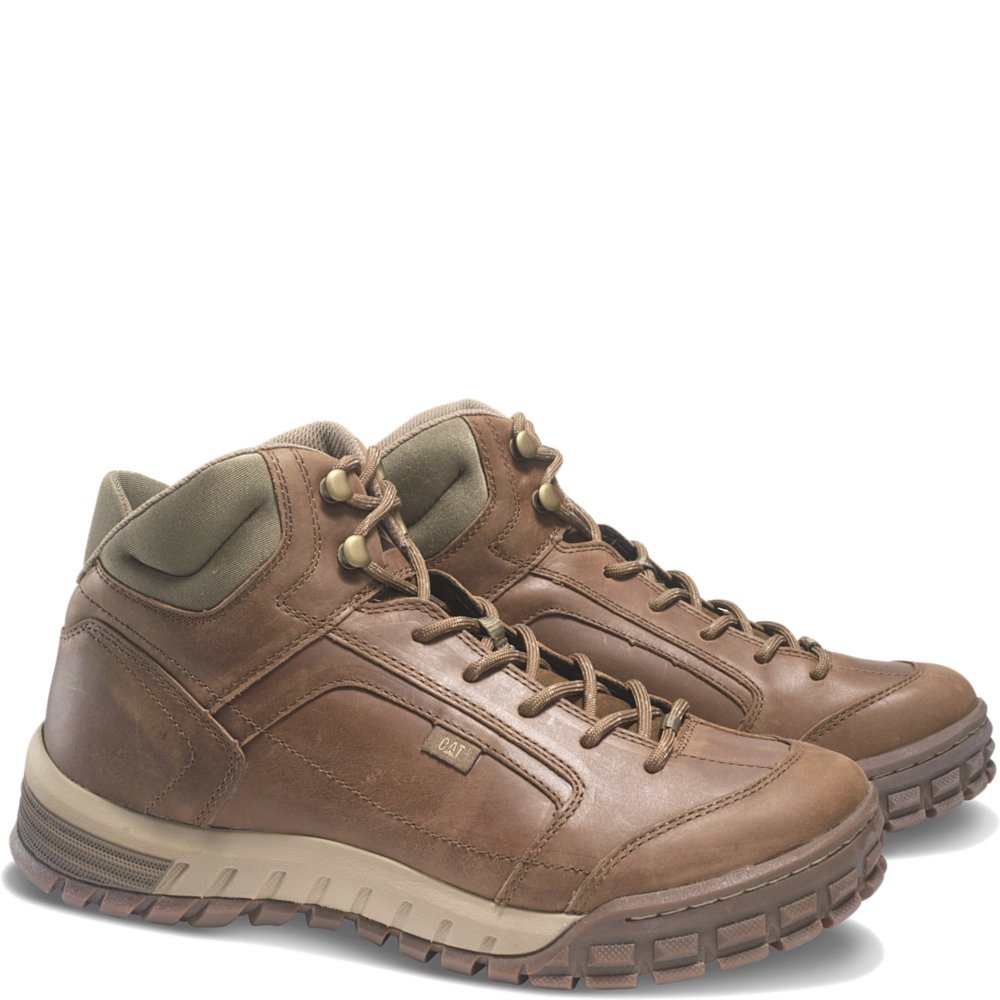 Cat Men's Sentinel Mid Leather Sneakers