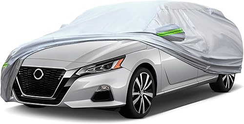 Miniatura 22 de Funda universal completa para automóvil, 6 capas para exteriores, cubierta engrosada para todo tipo de clima, protector solar, impermeable, a prueba