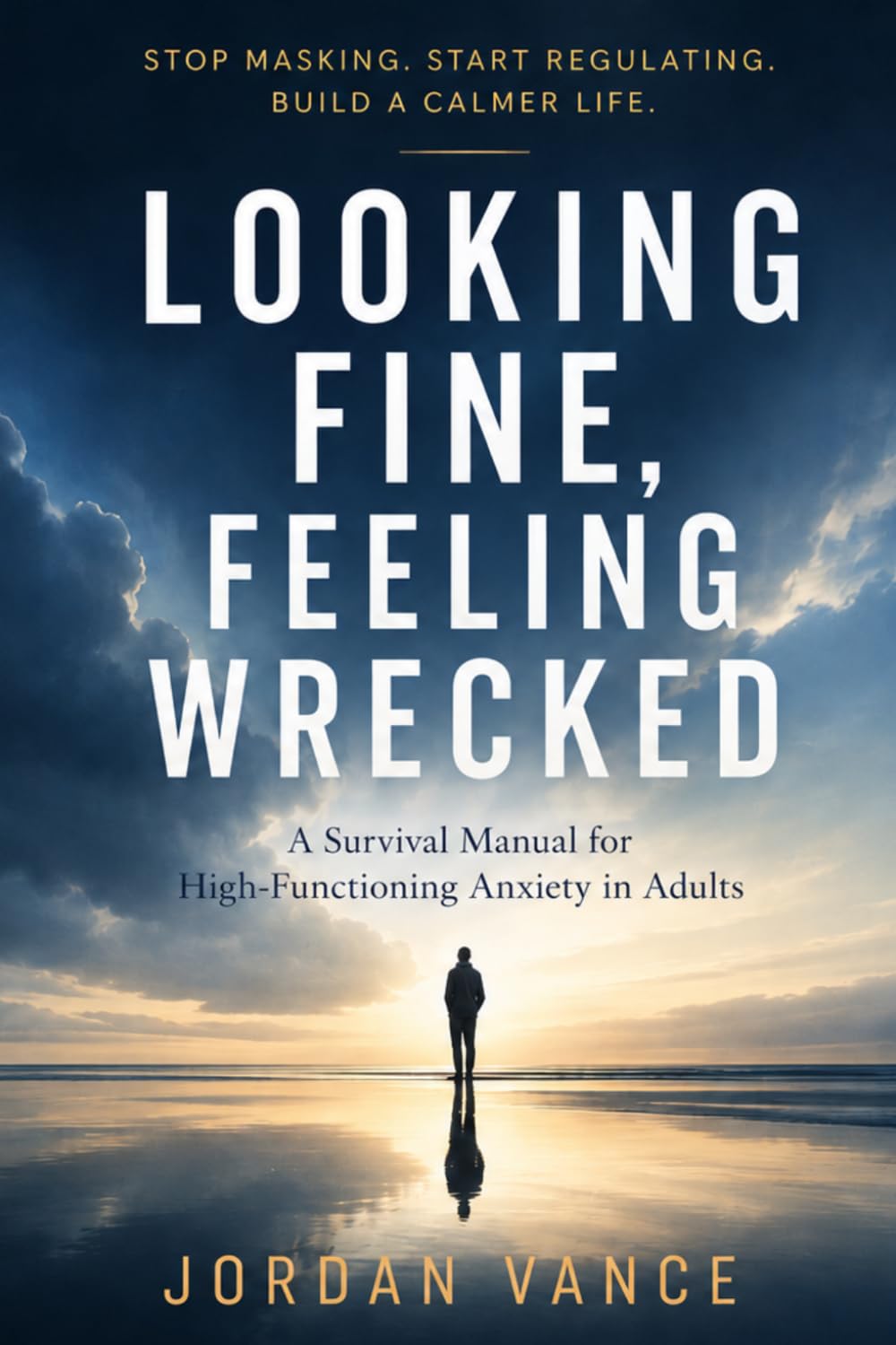 Looking Fine, Feeling Wrecked: A Survival Manual for High-Functioning Anxiety in Adults — Stop Masking, Start Regulating, and Build a Calmer Life