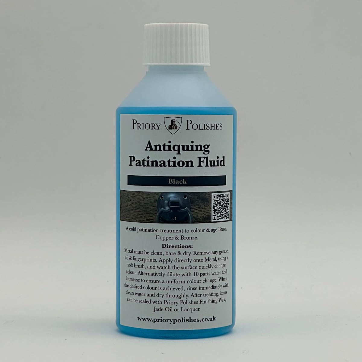 Metal Colouring Antiquing Patination Fluid Black - 250ml