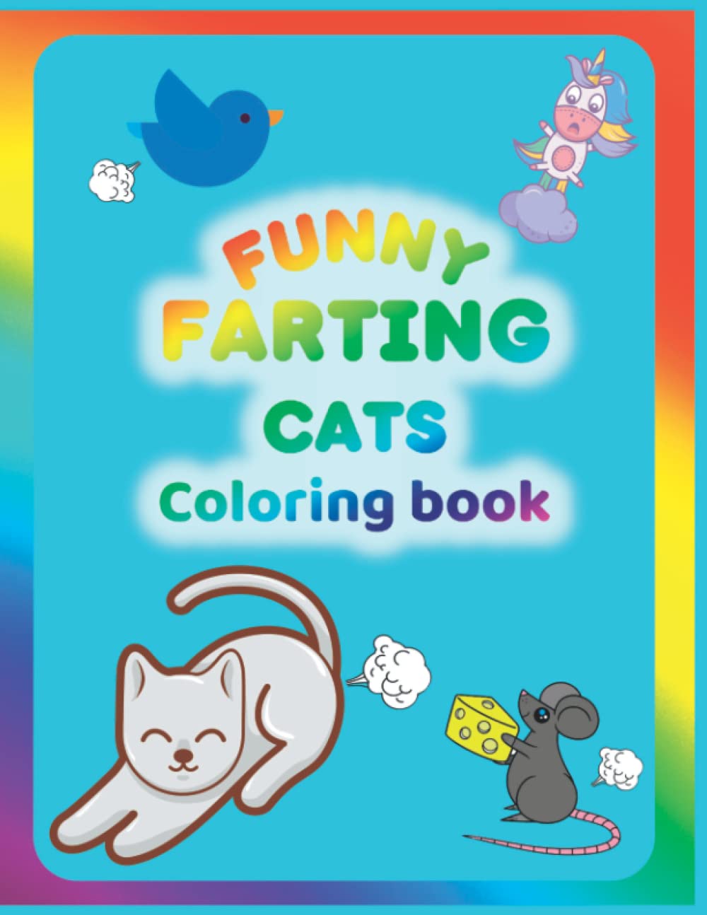 Buy Funny Farting Cats Coloring Book Silly and Cute Pictures of Cats