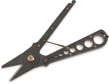 Barebones Herb Harvest and Strip Tool - Stainless Steel with Copper Accents - Your All-in-One Culinary Companion Tumbled Black