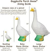 Vista 6 de Fox Valley Traders Gaggleville - Conjunto de ganso de conejo de Pascua, se adapta a la estatua de bebé de 17 pulgadas de alto