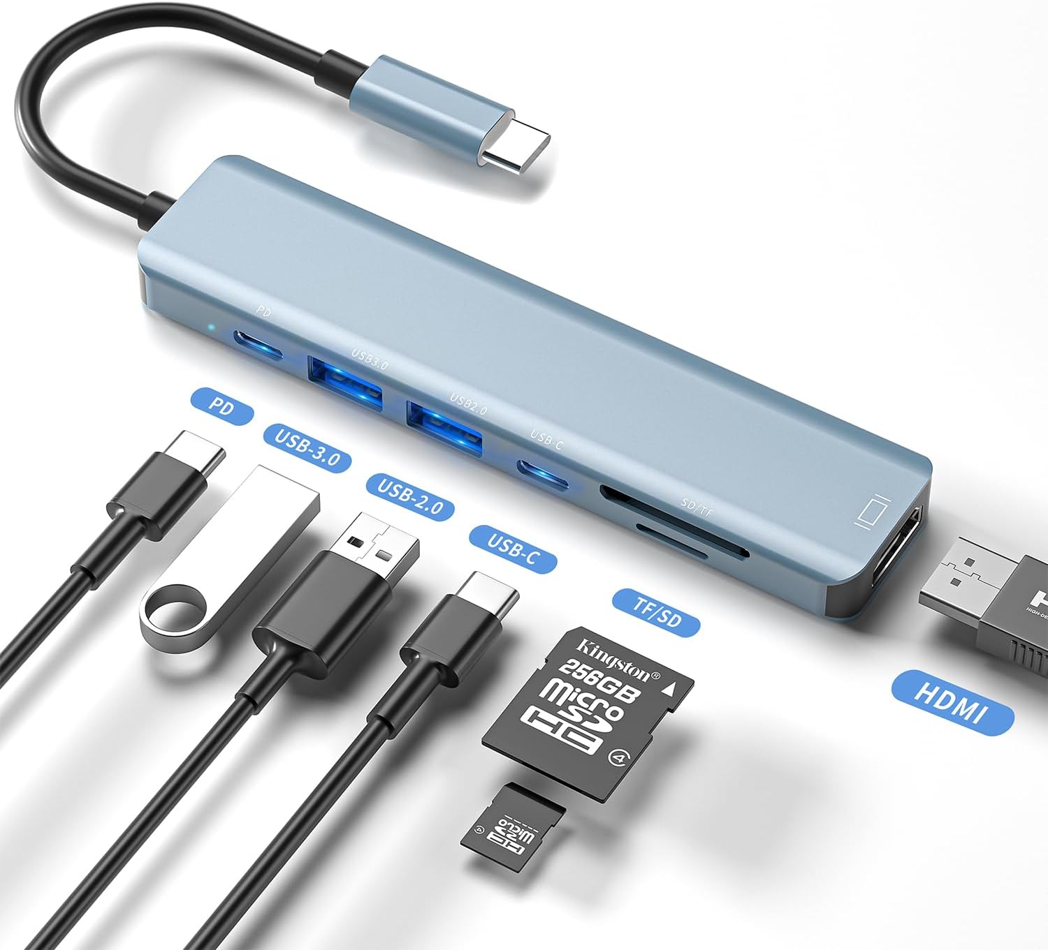Amazon BENFEI 7 in 1 USB C HDMI 4K 60Hz USB A 2 USB C 1 amazon-benfei-7-in-1-usb-c-hdmi-4k-60hz-usb-a-2-usb-c-1
