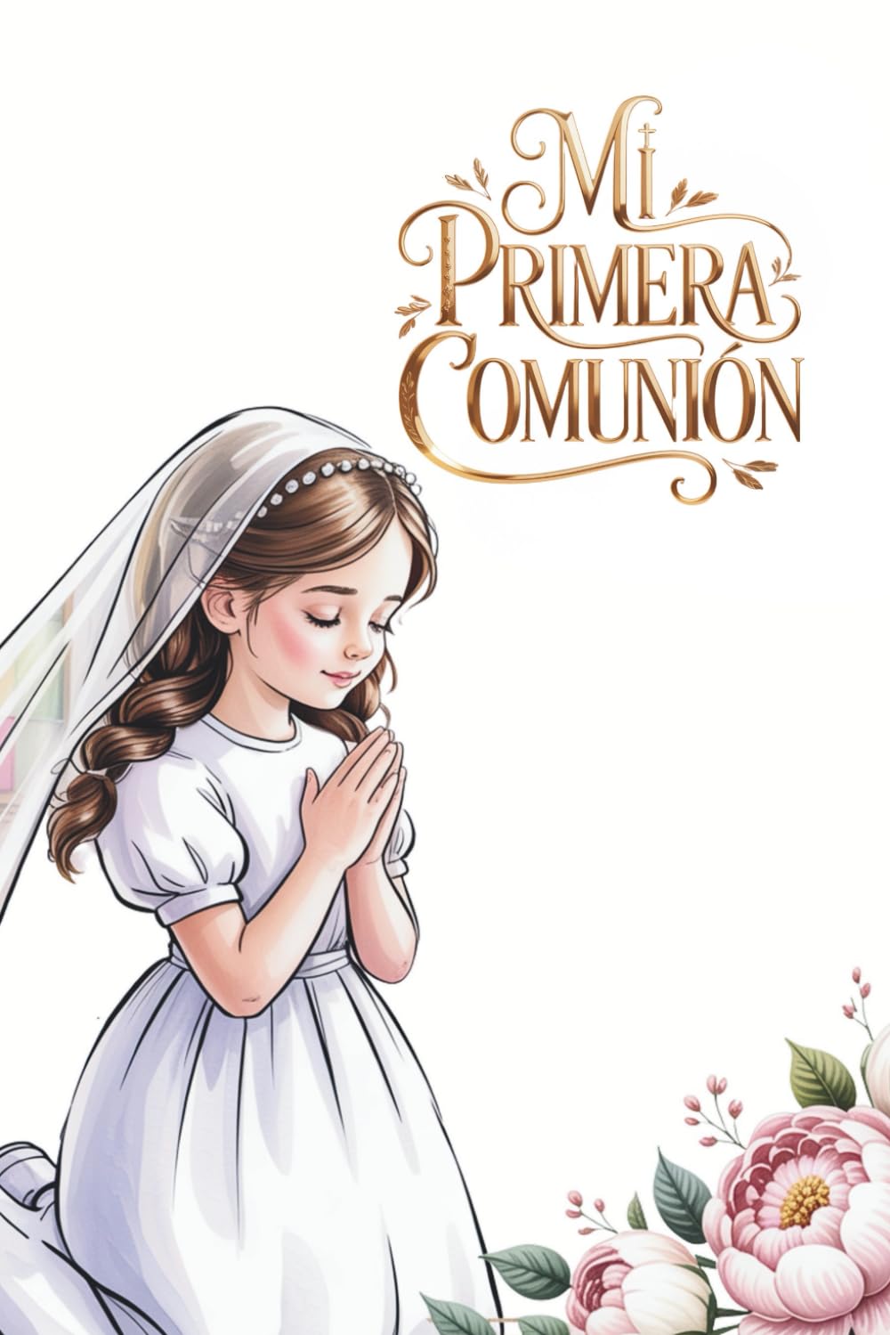 Mi Primera Comunión - Para Niña: Libro de recuerdos para niñas (Vintage religious ceremonies)