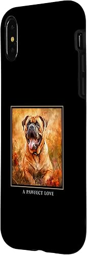 Miniatura 5 de iPhone 14 Bull Mastín Perro Jardín Flores Pintura Mascota Mamá Papá Caso