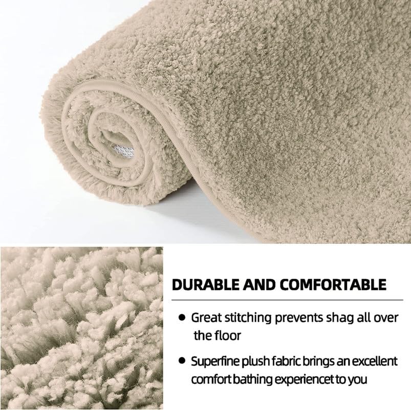 Image of Amazon Brand - Umi Vegas Carpets - Anti-Slip, Microfiber Super Soft, Washable - Carpet for Bedroom, Living-Room (4x6 Feet, Beige)