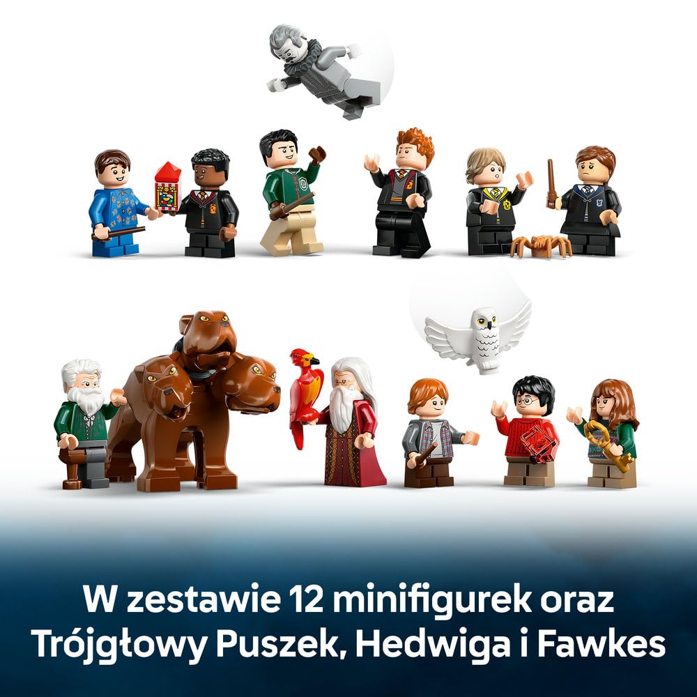 LEGO Harry Potter Zamek Hogwart: Główna wieża 76454 | Kolekcja modułowa, model zamku z figurkami, prezent dla fana Harry’ego Pottera 10+, zestaw klocków dla dzieci, 2135 elementów