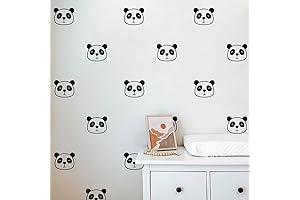 Adorable Panda Wall Decals to Brighten Kids' Rooms