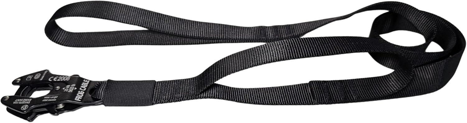 Heavy Duty Double Handle Traffic Lead Tactical Dog Leash with Quick Release Frog Clip (Olive Drab, 6 ft)