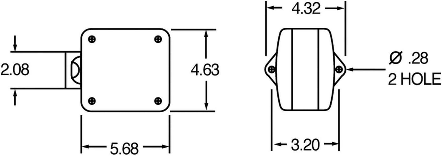 Truck-Lite (4872AA) Dual Face Turn Signal Lamp