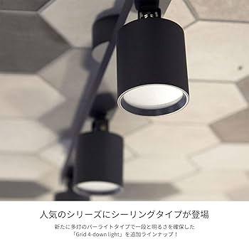 アートワークスタジオ　グリッド4 シーリングライト　ブラック　LED グリッド4シーリングランプ GRID4 シーリングライト AW-0554