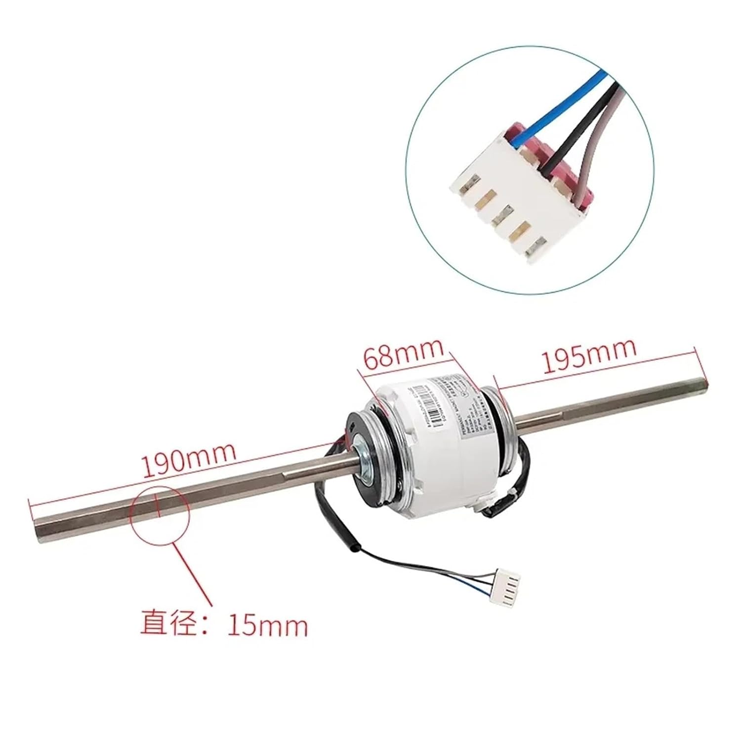 Air Conditioner Multi Split brushless DC Motor Duct Fan ZWF-30A B-FG30A-ZL 30W Air Conditioning Parts