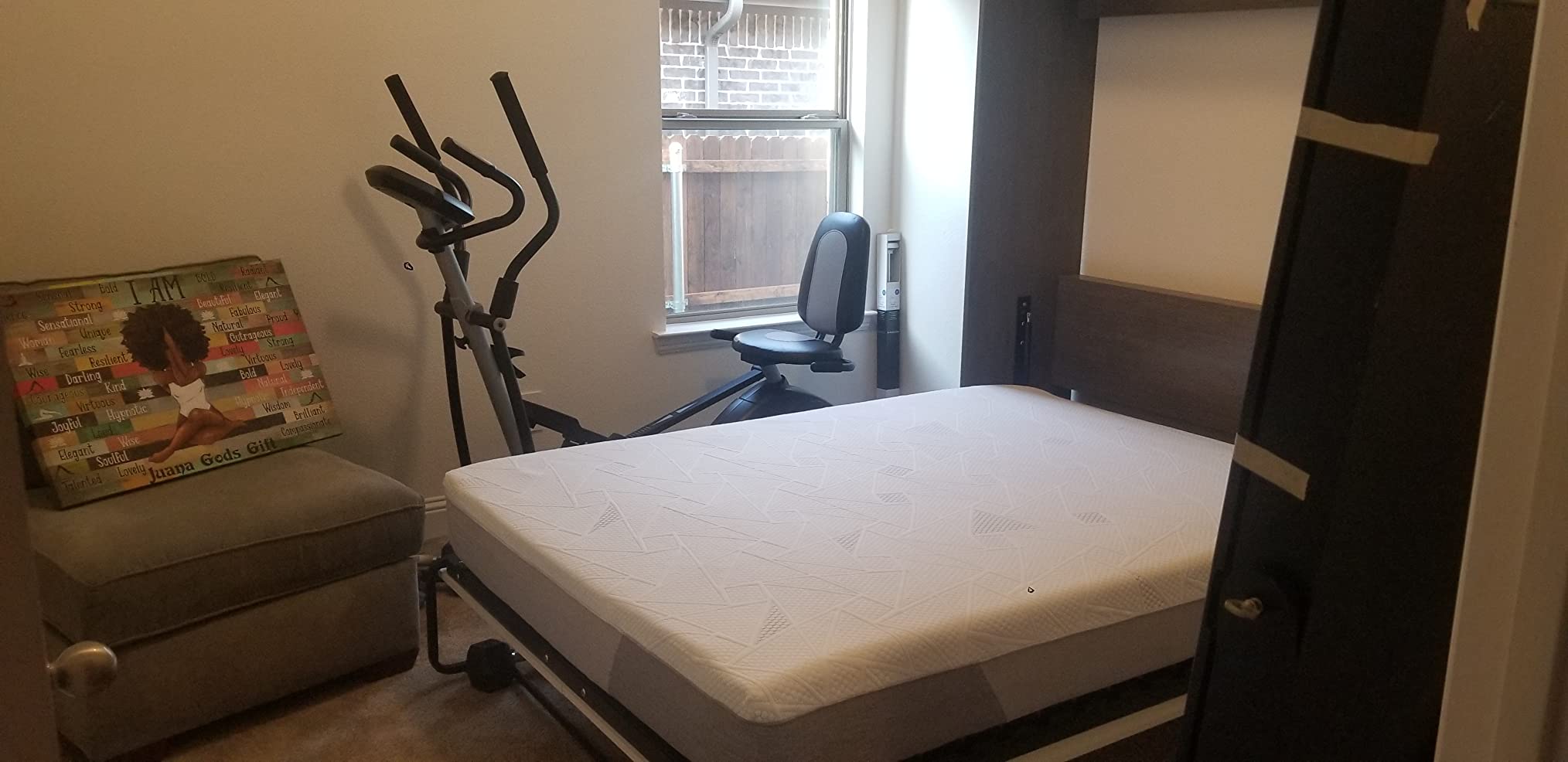 26/mo Finance Queen Mattress, Kescas 8 Inch Hybrid Queen Size