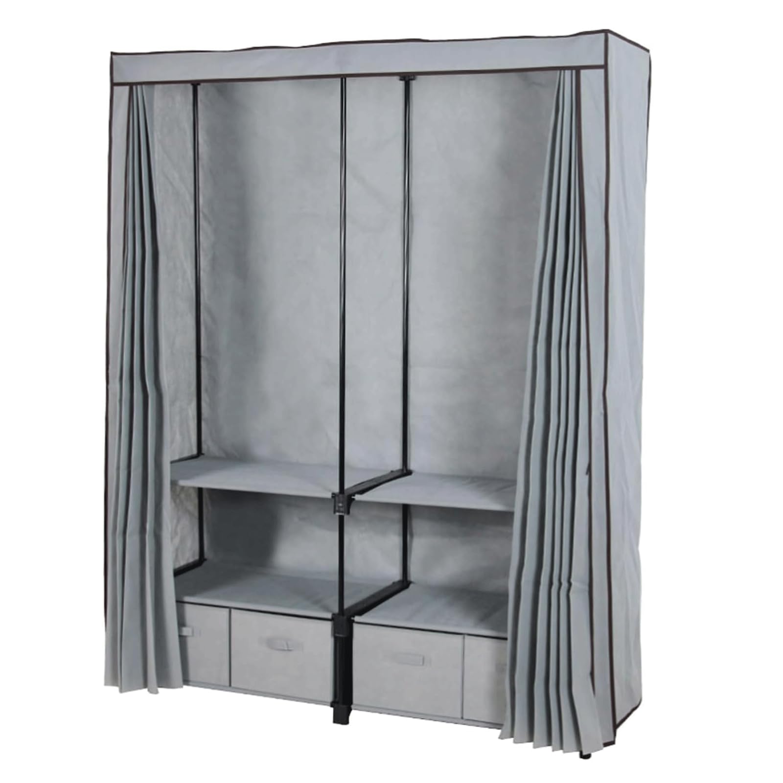 Amazon.com: ZXLPHA Portable Closet Iron Wardrobe Closet Fabric