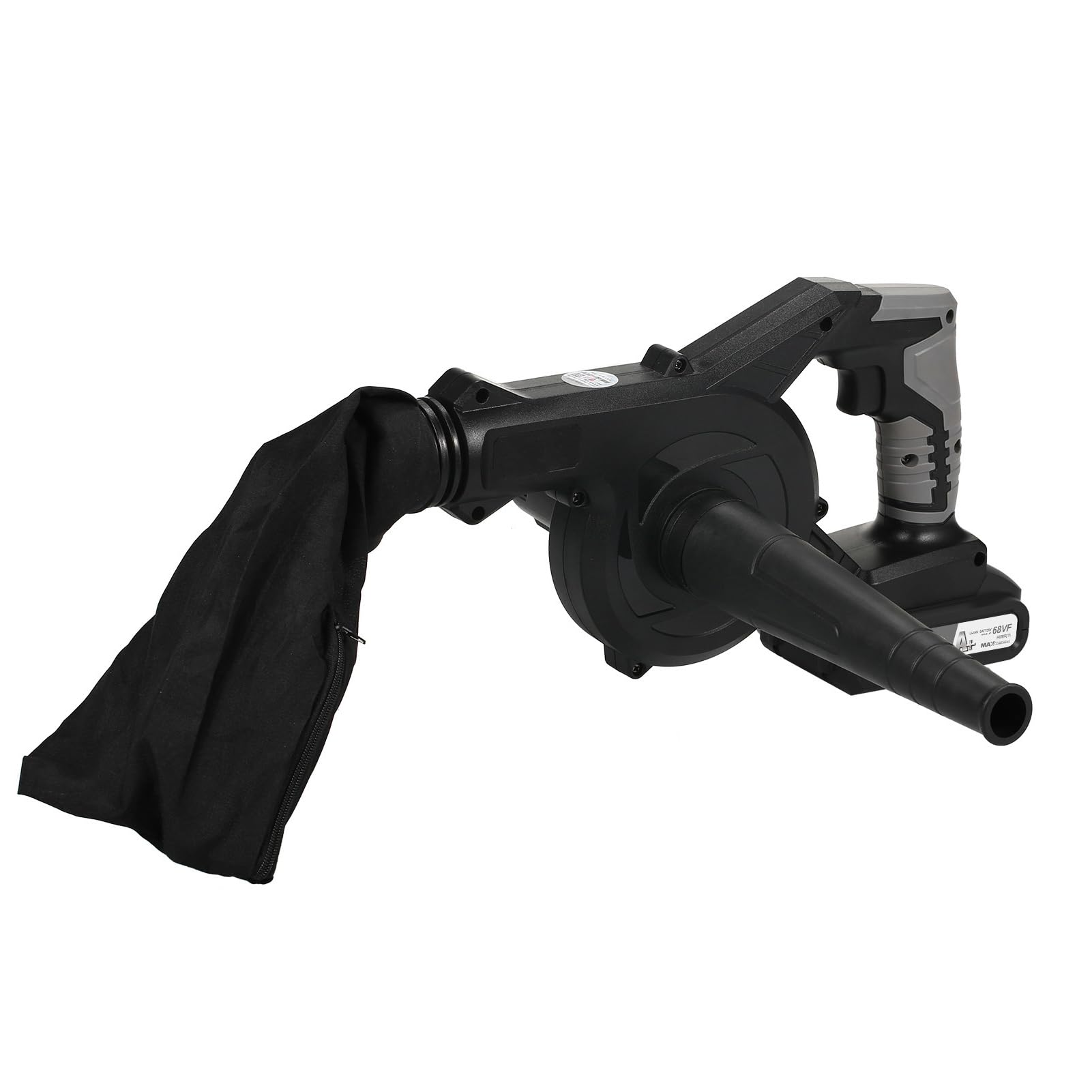 HUIOP Sopladores de Hojas Ligeros de 21 V alimentados por batería para Patio, Patio, acera, soplador de Hojas pequeño, soplador y Aspirador 2 en 1 con Interruptor de Control de Velocidad Infinita