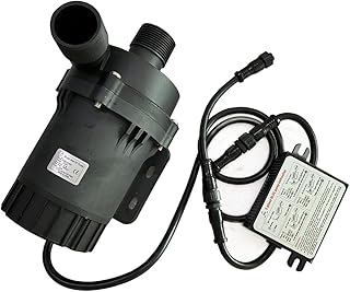 shysky 24V 200W High Power Strong Brushless DC Water Circulation Pump DC85E-24100S 10m Lift 13500LPH Flow Rate, Equiped with DRY-RUN Protection mechanism