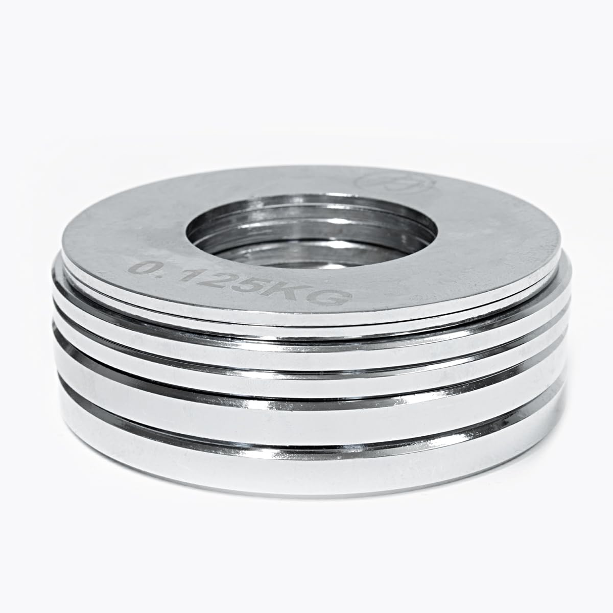 Juego de discos para pesas – Acero, por 2 x 0,125 kg; 0,25 kg; 0,5 kg/agujeros Diámetro 50