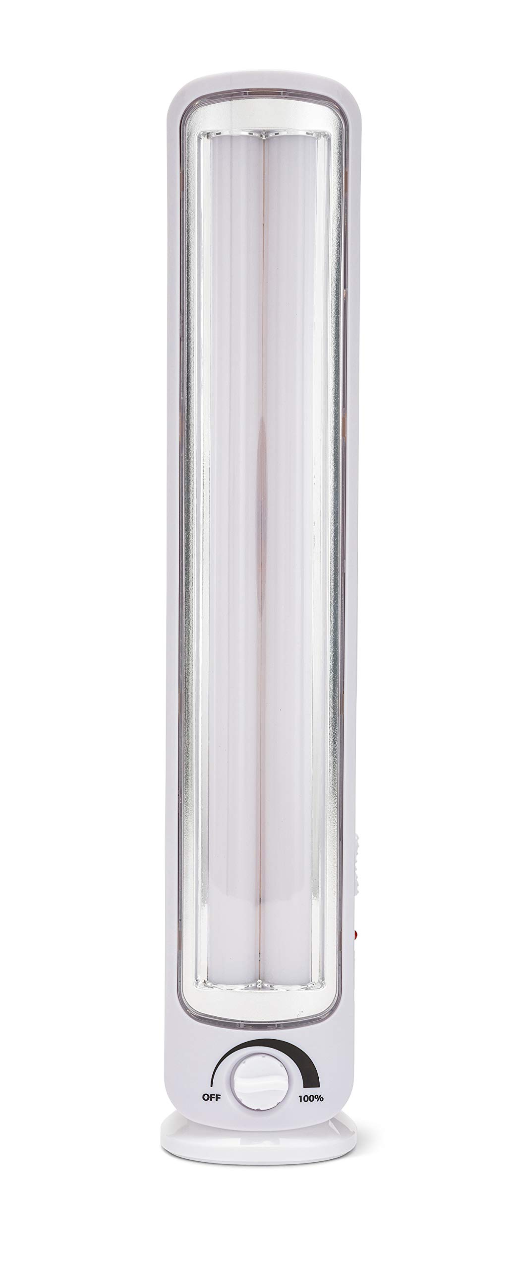 Velamp BIG TWIX - Lampada di Emergenza Portatile Ricaricabile, LED, Super Luminosa (500 lumen) - Dimmerabile - Con Caricabatteria Esterno, Sicura, Leggera e Compatta