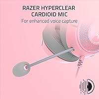 Vista 6 de Auriculares Razer Kraken Kitty V2 USB con cable RGB: Orejas Kitty Chroma - Iluminación reactiva para transmisión - Micrófono cardioide HyperClear