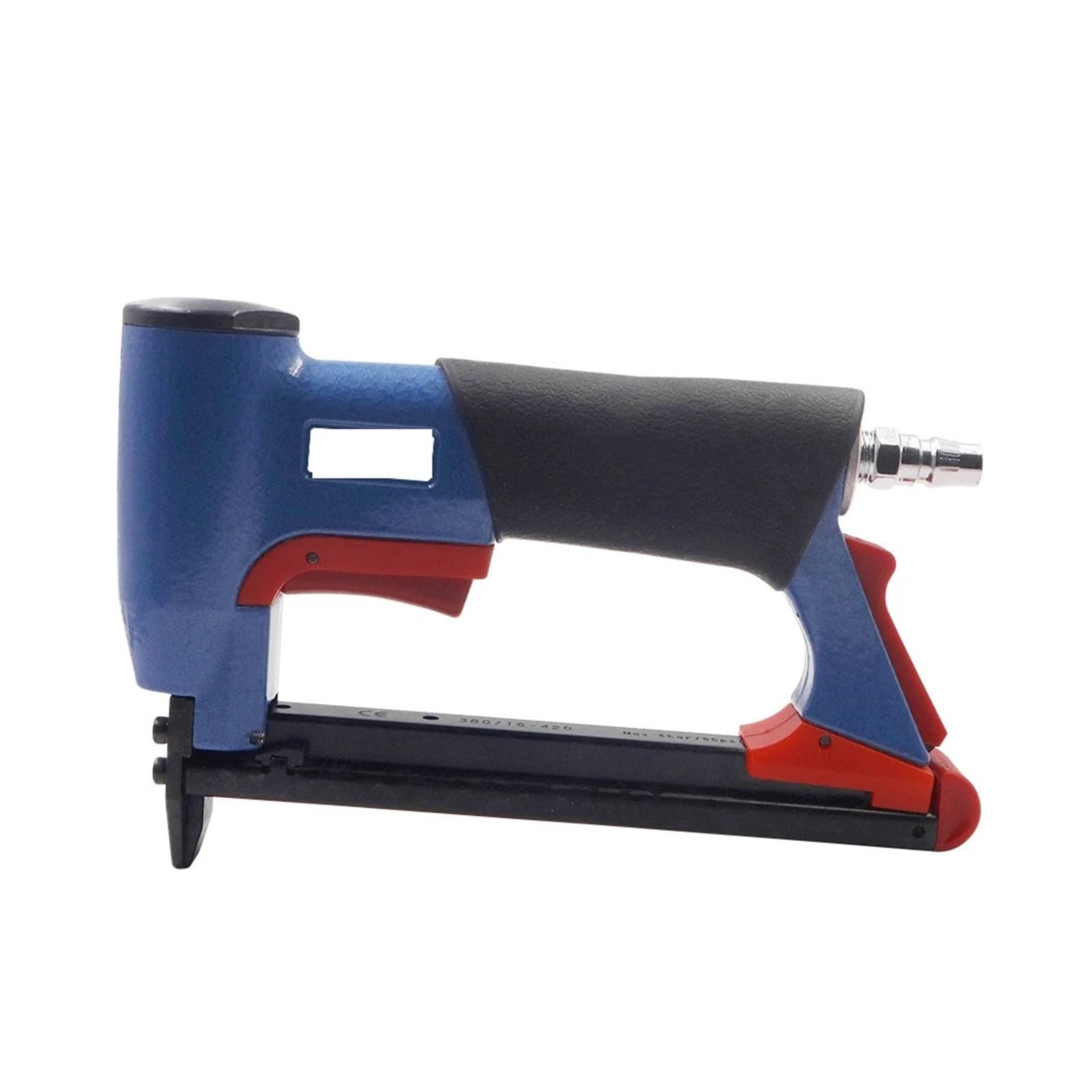 Sparachiodi, Pneumatic Air Stapler Nailer 1/4-1/2 Nail Gun Staple Staple Staple Machine 8016" Fine Crown Nails 6-16mm Long Nose Upholstery ofa(GP Male)