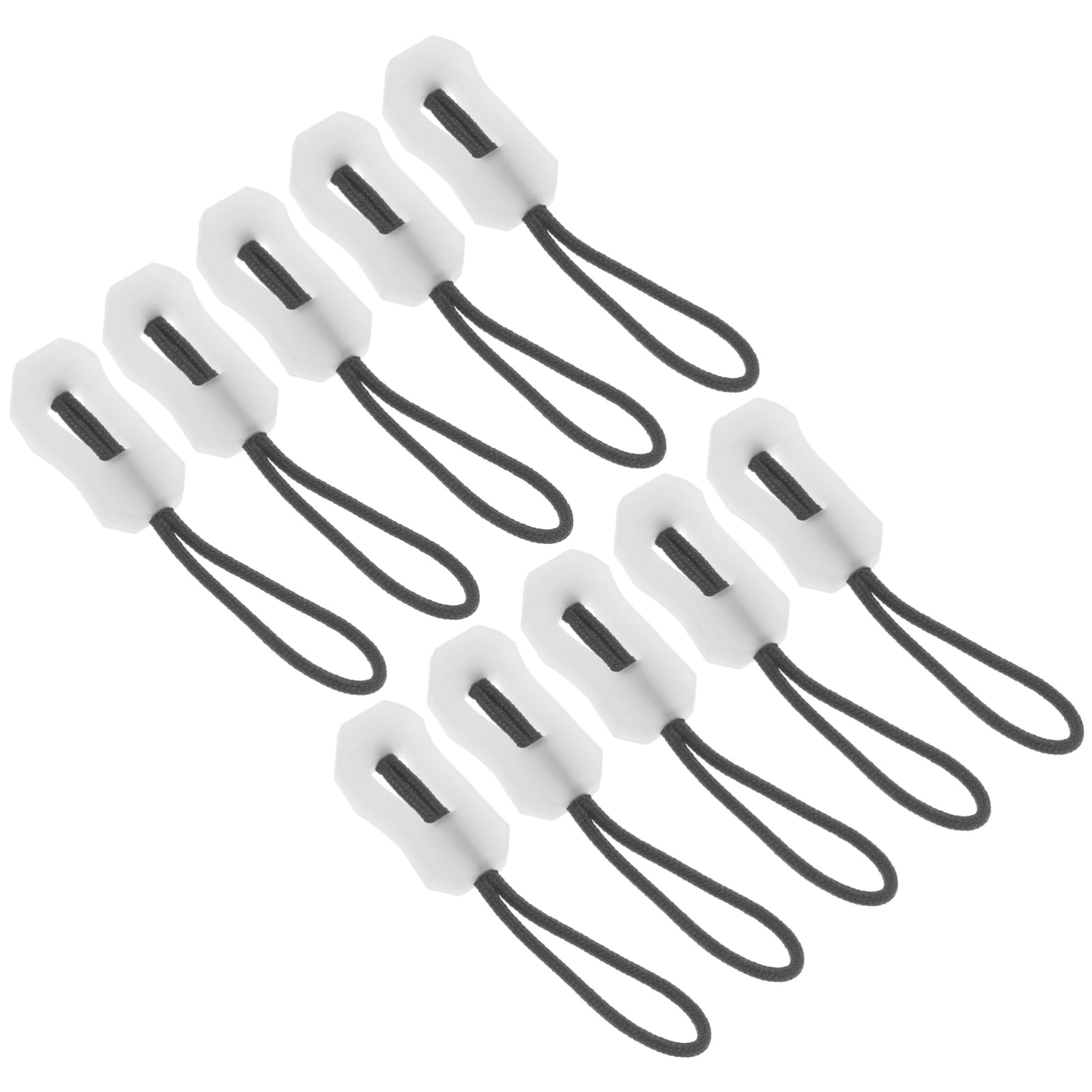 OSALADI 4sets 10pcs Convenient Zipper Pulls Wear Resistant Zipper Sliders for Clothing Backpacks for DIY Repair and Replacement 10pcs*4
