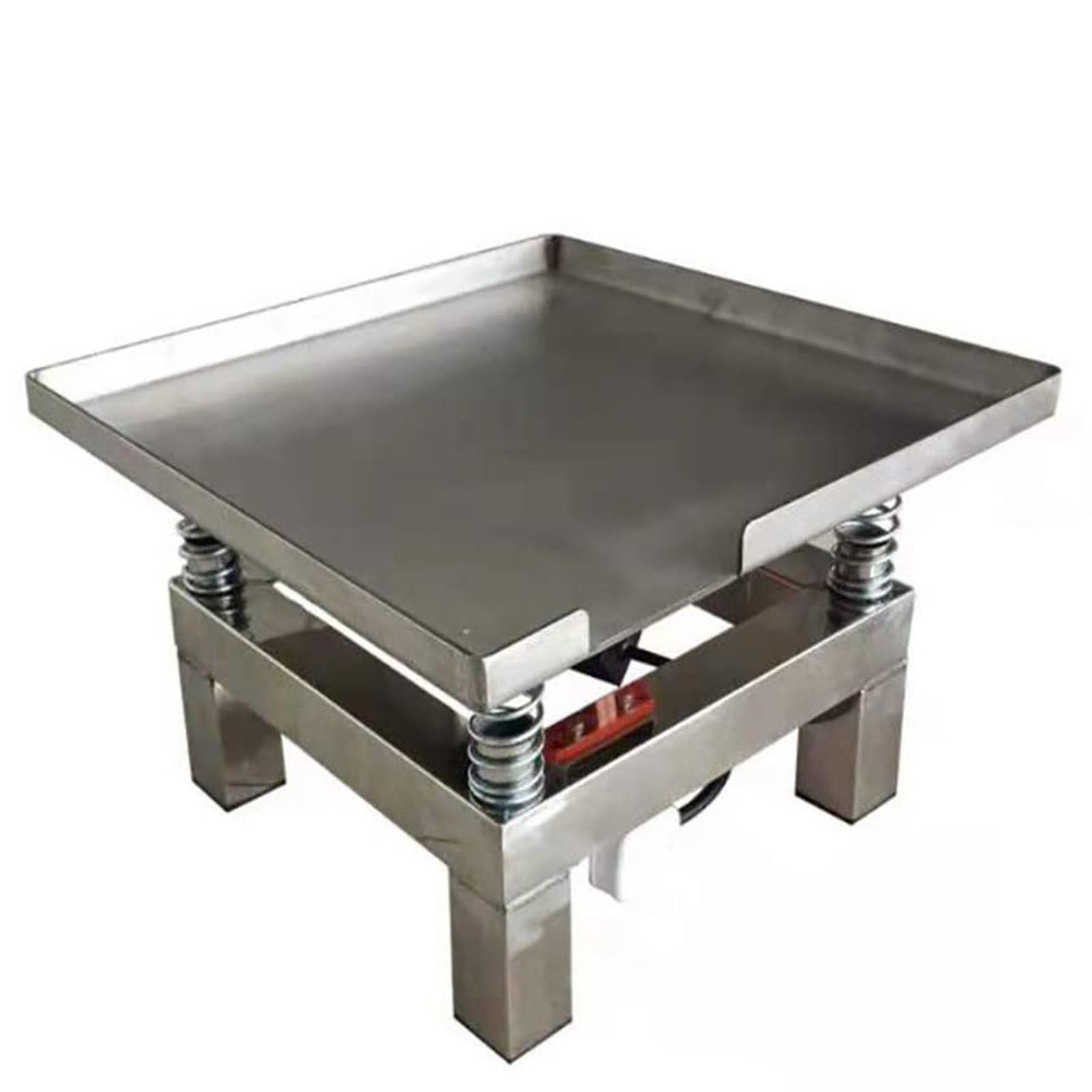 Mesa vibradora de hormigón, agitador de vibración de acero inoxidable para bloque de prueba, 220 V, ideal para mezclas de hormigón vibratorio y aplicaciones de prueba