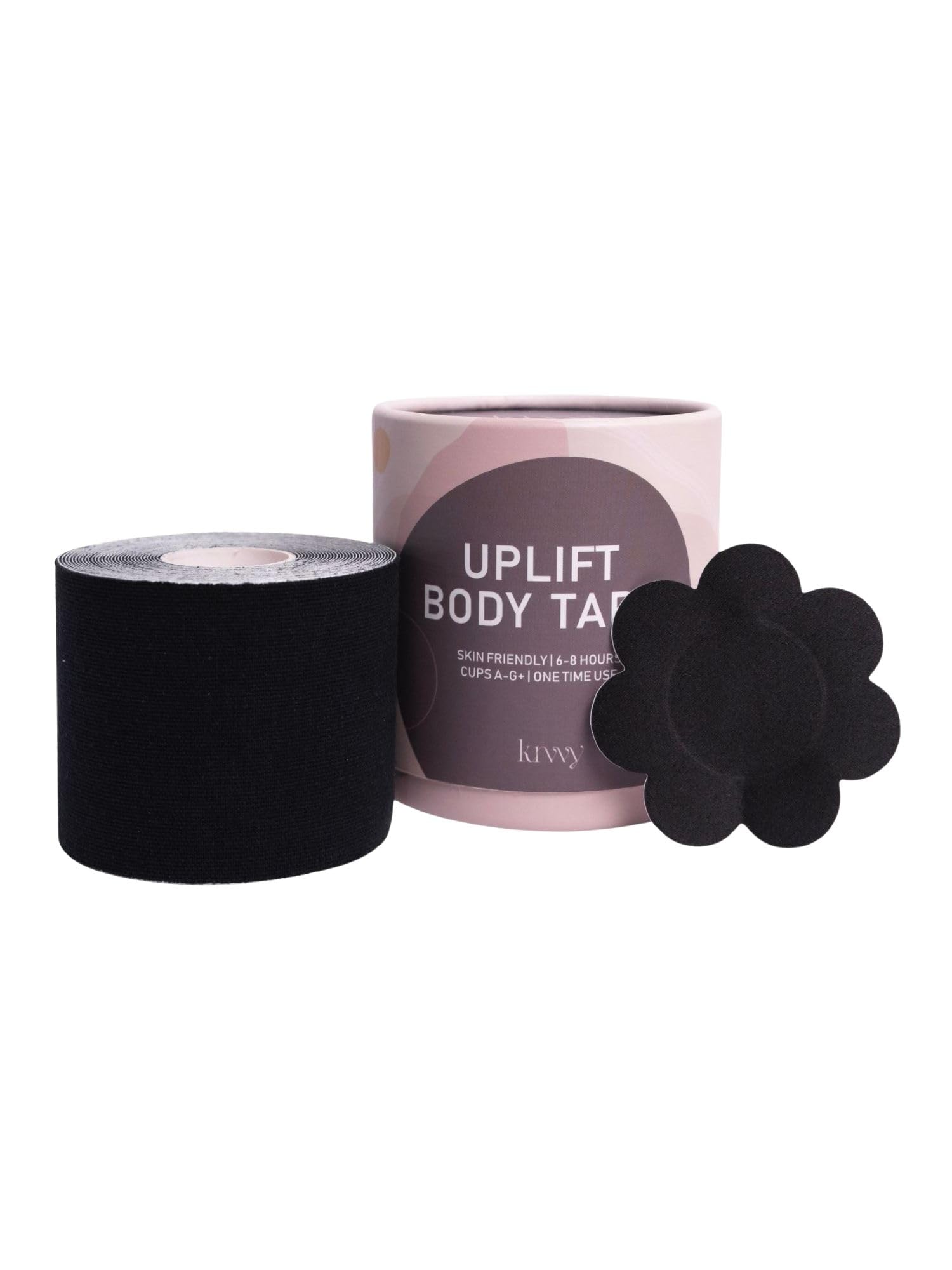 krvvy KrvvyUpLift Body Tape Kit | Instant Boob Tape with Free 5 Pairs of Nipple Pasties for Women-picture-15