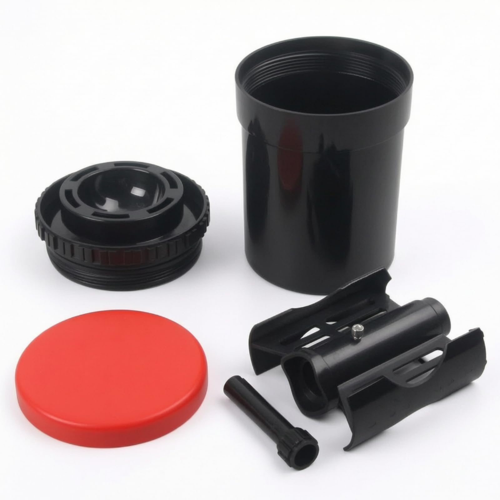 Tanque de de Película Depósito Cubeta con Espiral Plástico Opaque y Capacidad 750 Ml Adecuado para en Hogar Laboratorio Compacto Sesiones de Práctica
