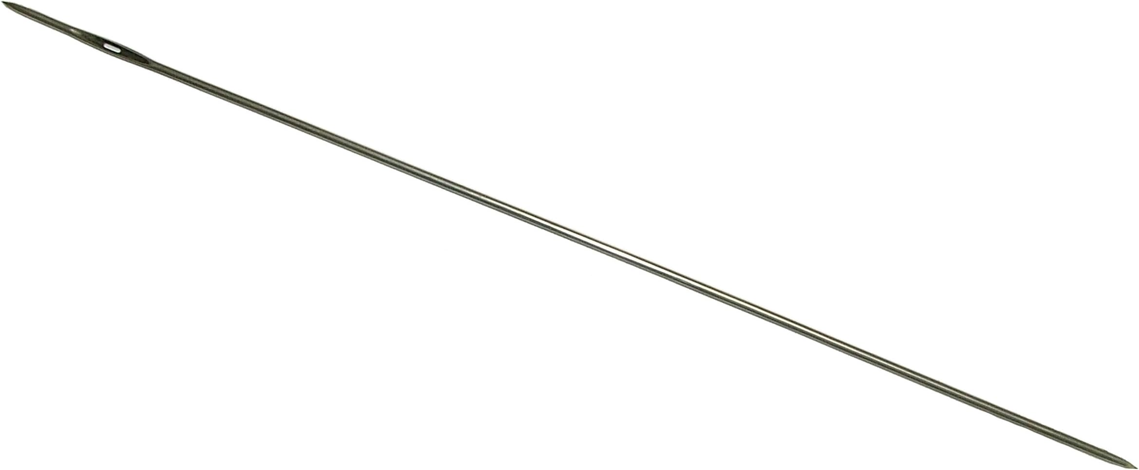 Pandoras Upholstery 10-inch Stainless Steel Straight Needle, Silver