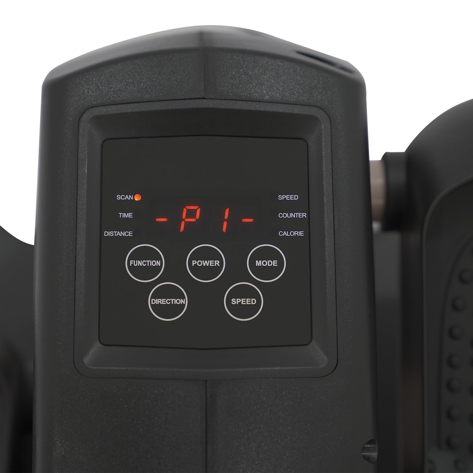 Mini Elektrischer Ellipsentrainer, Fußtrainer Elektrisch mit Anzeige und Fernbedienung, Motorisierter Beintrainer im Sitzen zur für Senioren und Erwachsene, Rosa, Schwarz