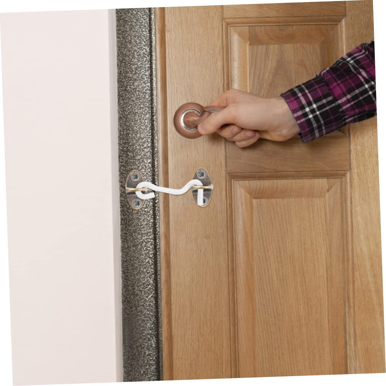 Artibetter 10stücke Windfester Fensterhaken Robuste Halterung Für Fensterdekoration Für Schiebetüren Innen Und Gartentore Hochwertige Leicht Installierbare Metallbasis