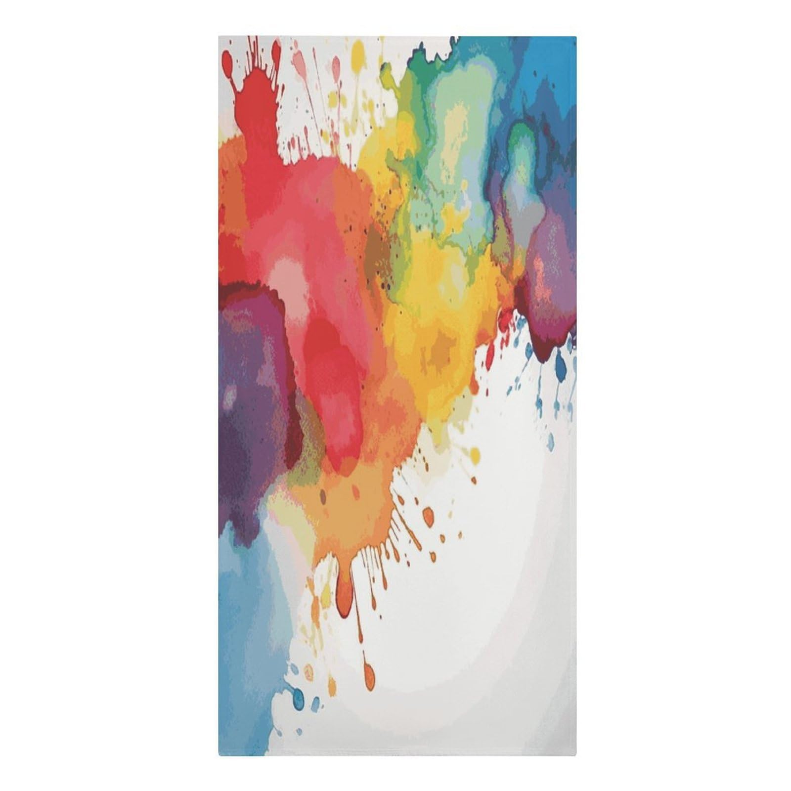 Adfgyerh Women's Style Stains Of Watercolor Paint Splatters Microfiber Sand Free Towels Large Quick-Dry. Beach Towel For Swimming Pool Camping Beach .Beach Accessories， They Are Essential Accessories For Adults, And