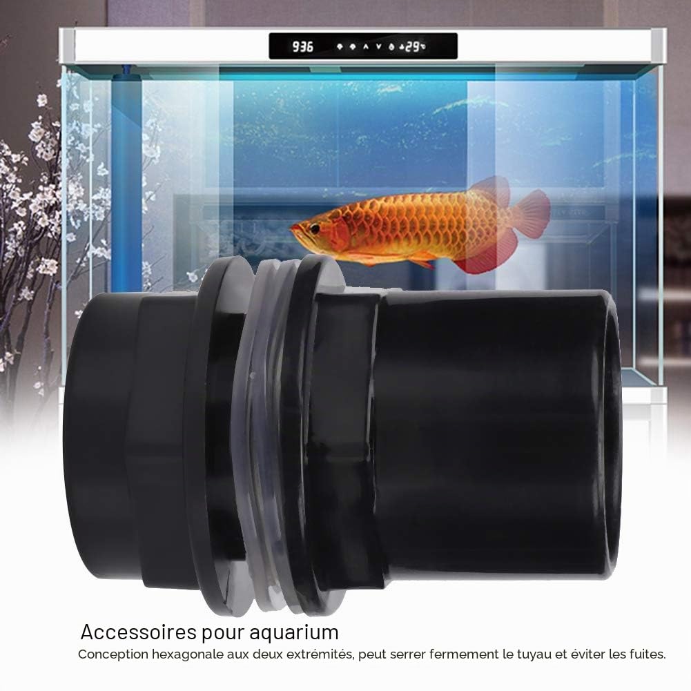 5PCS / Ensemble PVC Aquarium Water Pied TOR JOINT, 5PCS / SET JOINT TUBE ACCESSOIRES AIRS AIRCH (40 mm)
