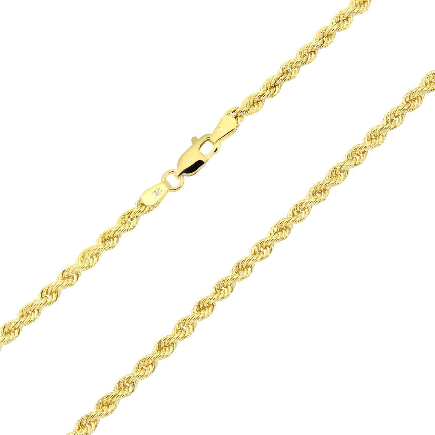 PRINS JEWELS Bracciale in oro giallo 750, 18 carati, 3 mm di larghezza