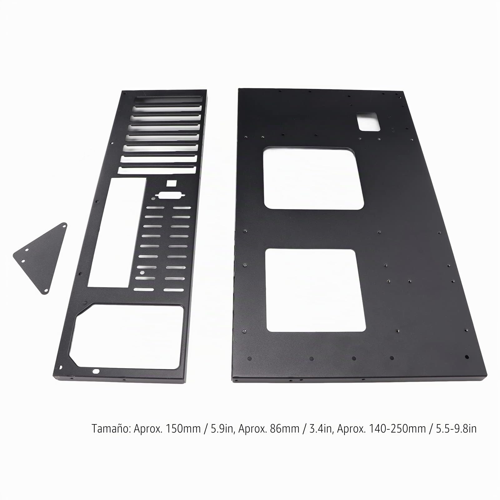 Zunate Chasis Abierto, MK-01 SECC Soporte de Placa Base Engrosado Marco de Fijación E-ATX Placa Base Rack Mine Rack Gaming Computer Case Chasis