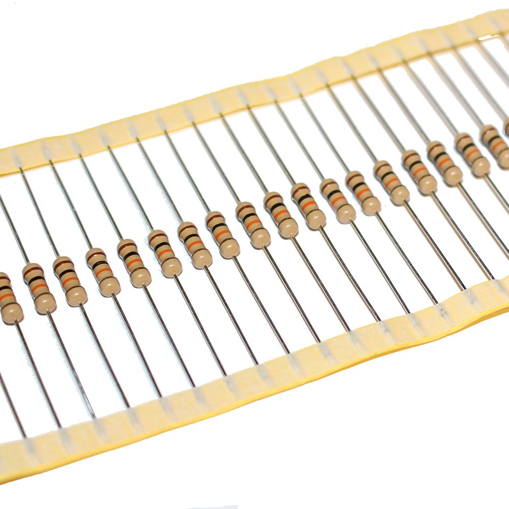 Résistances Carbone 39 Ohms 1W – Lot De 20, Tolérance 5% – Pour Circuits électroniques, Réparations Ou Projets DIY
