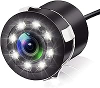 Vista 1 de Cámara de respaldo, cámara de visión trasera integrada JPP impermeable, cámara LED de visión nocturna, cámara inversa para camión, automóvil