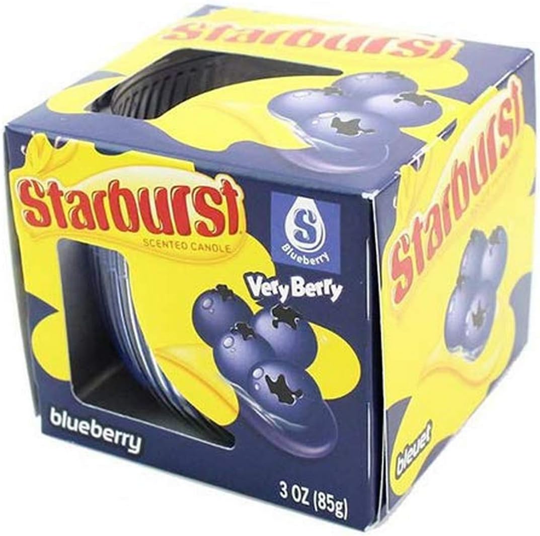 Starburst Blueberry Scented Candle