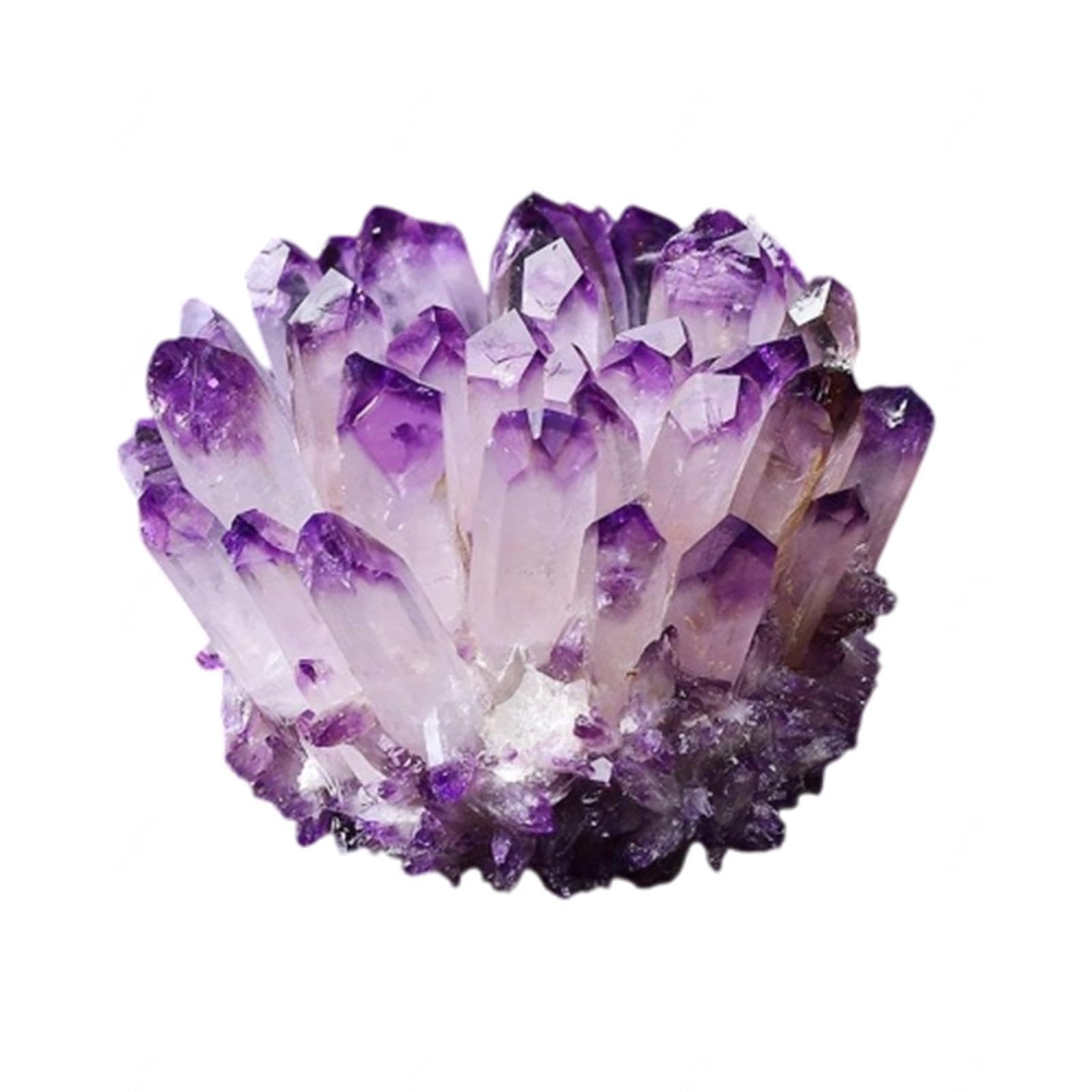 HUJWLBWF Amethyst Cluster Amethyst Quartz Crystals Geode Stone for Witchcraft,Home Decor,Viewing and Decorating,300-400g