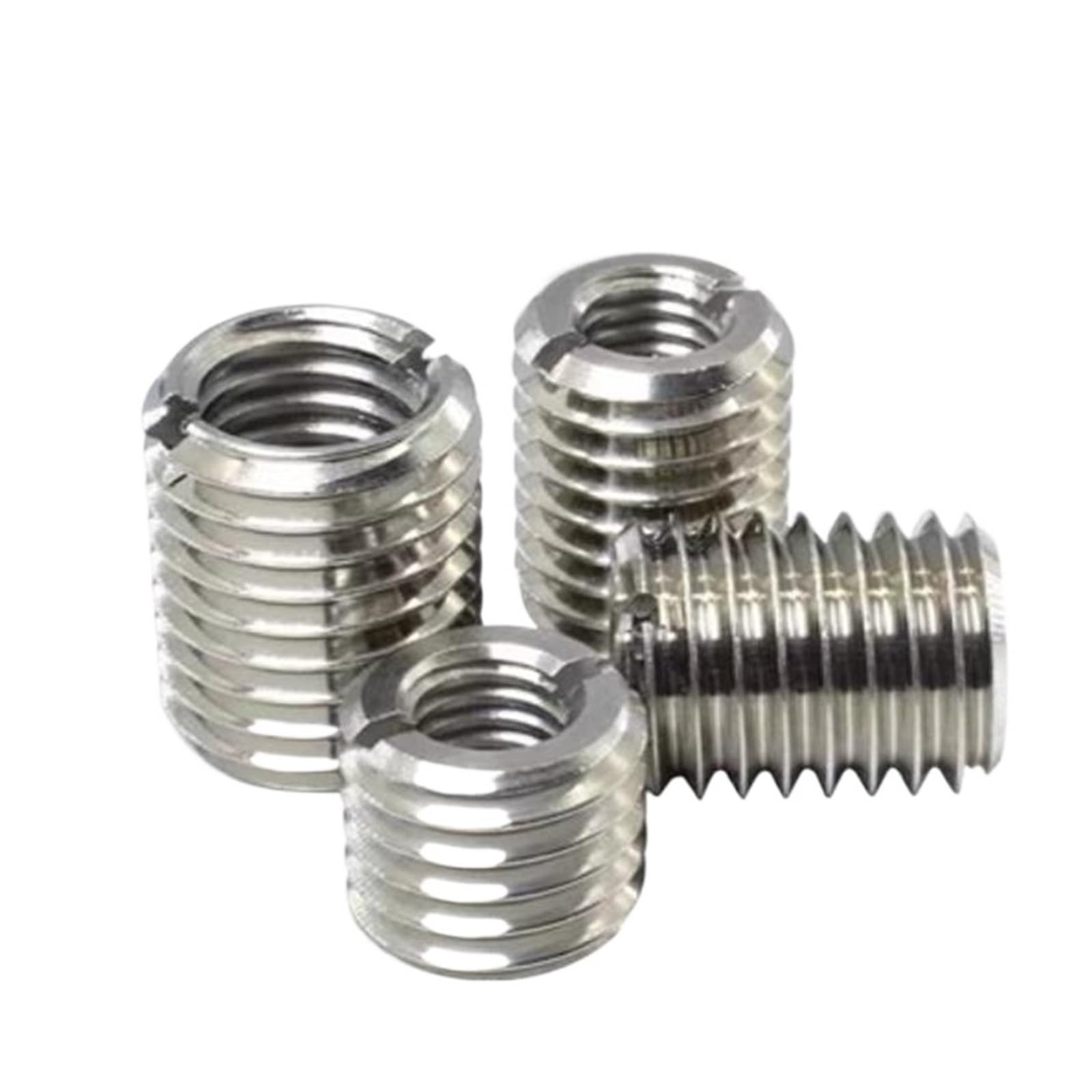 Wkładki do naprawy gwintów, Nakrętki gwintowane ze stali nierdzewnej M4-M10, różne rozmiary, opakowanie 5 szt.(Length 12mm,M4 M8 x12mm)