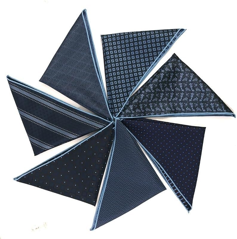 Men's Suit Pocket Square Gentleman's Vintage Polyester Handkerchief