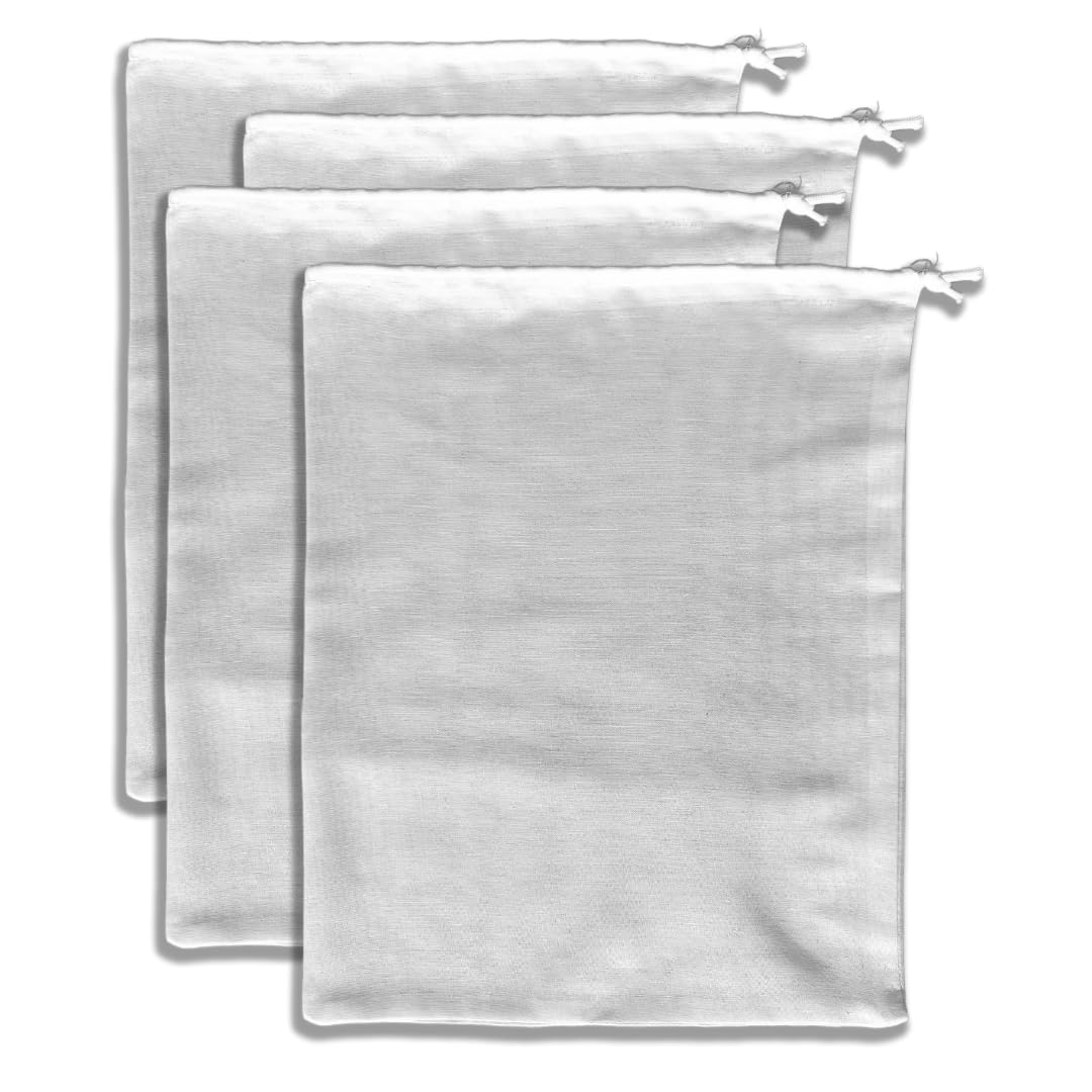 MAINDAIS Cotton Reusable Yogurt/Nut Milk Strainer Bag (Pack of 4) (B0B47MZR6P) Amazon Price History, Amazon Price Tracker