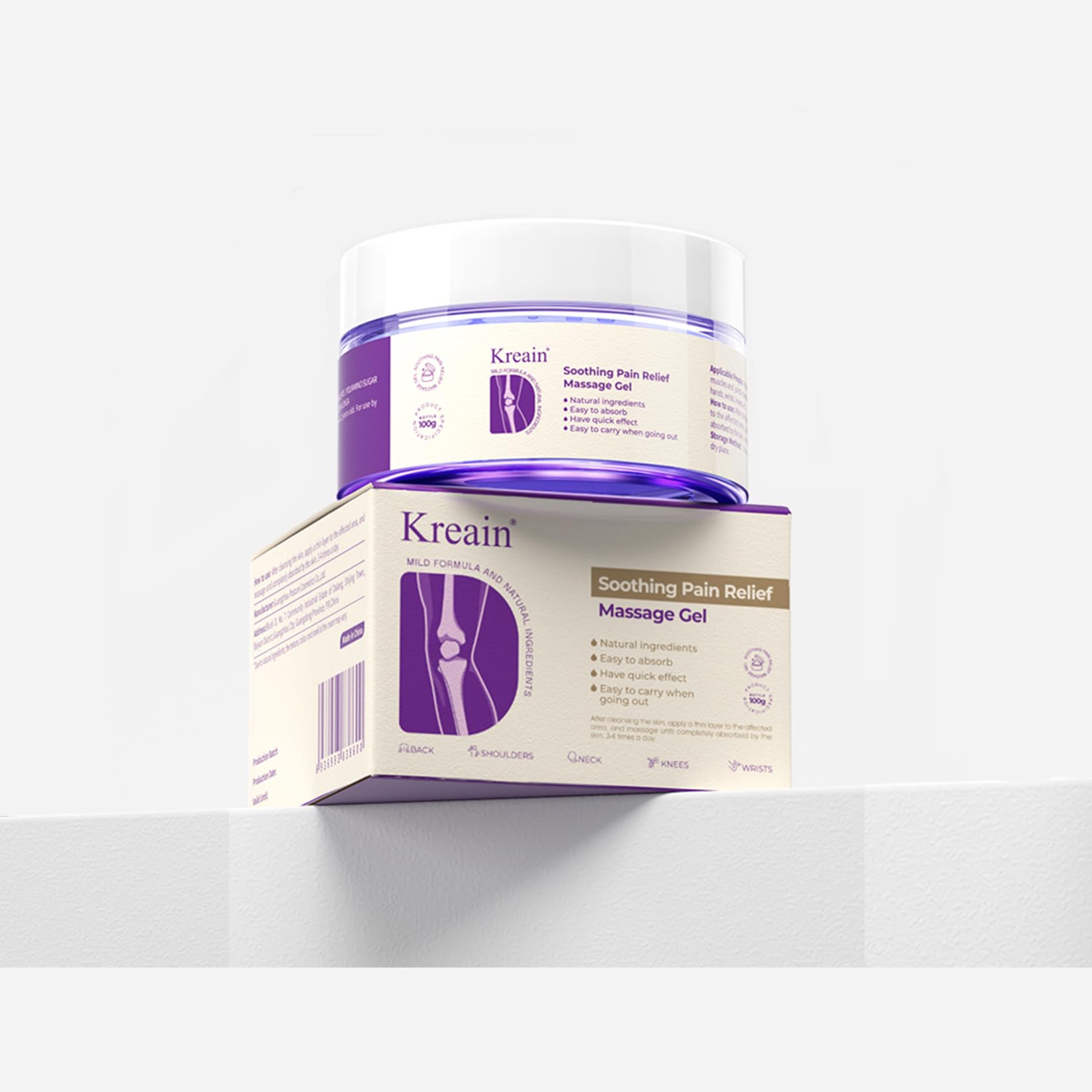 Amazon.com : Kreain Nature Soothing Massage Relief Gel, Joint