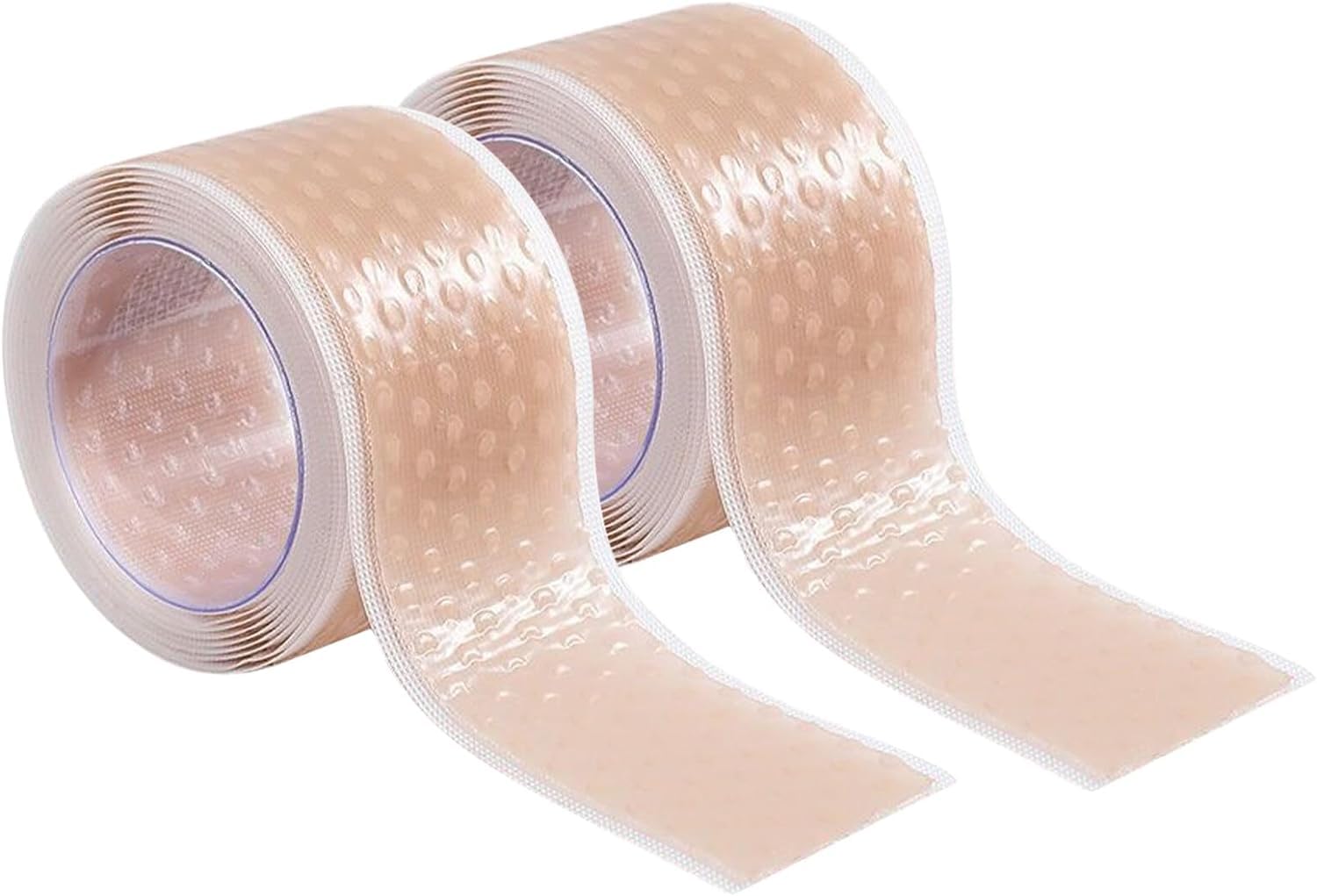 Blister Bandages, Heel Sticker Blister Protector 2 Rolls Silicone Gel Tape Waterproof Bubble Plasters Tape for Hand Toe Foot Blister Prevention