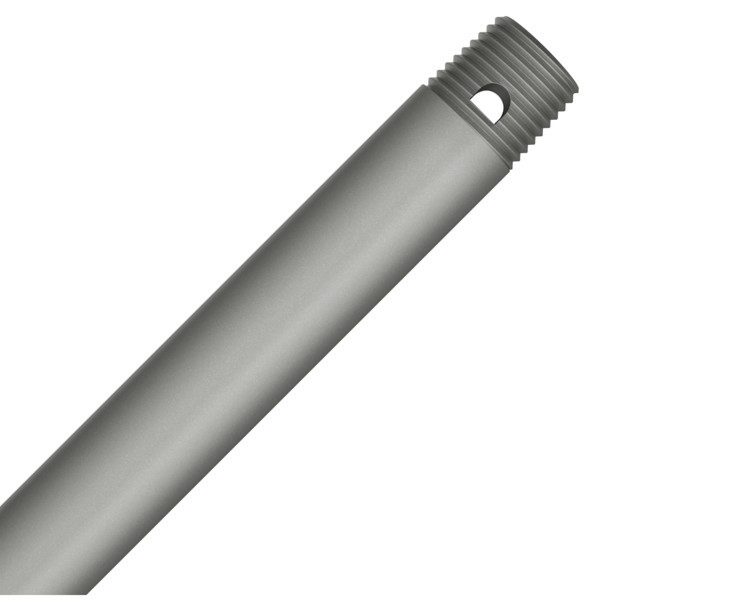 Hunter 99717 18" Downrod, Matte Silver