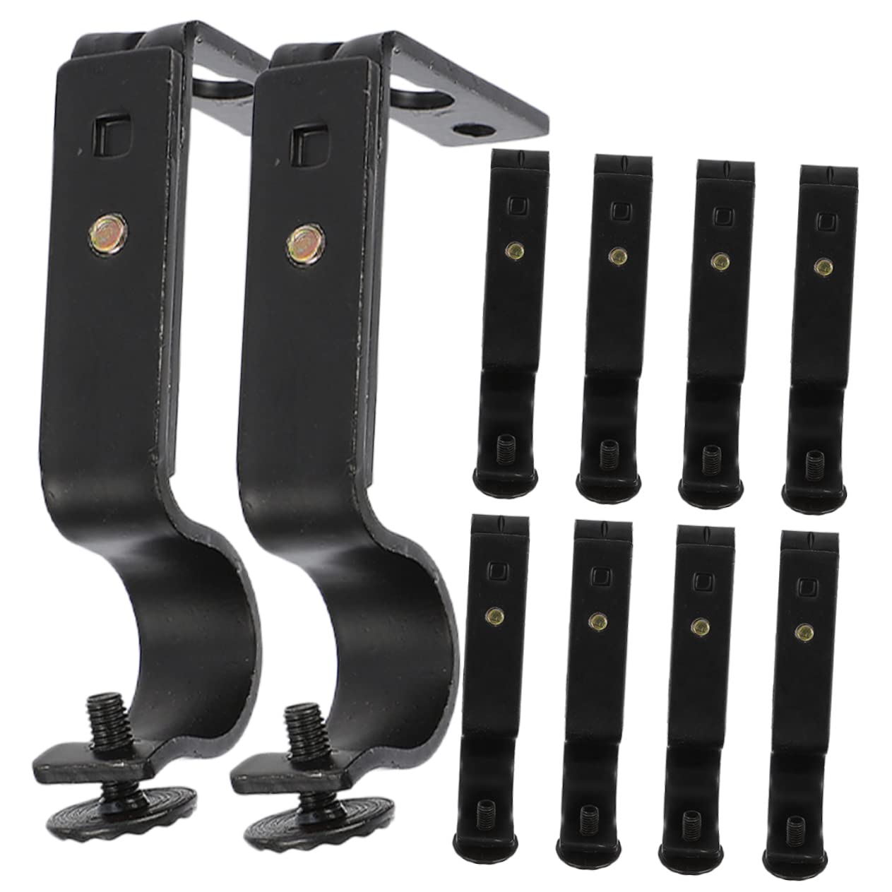 Hemobllo 10 Pièces Supports De Tringle à Rideaux Muraux Supports pour Tringle à Rideaux Faciles à Installer Maintiennent Stablement