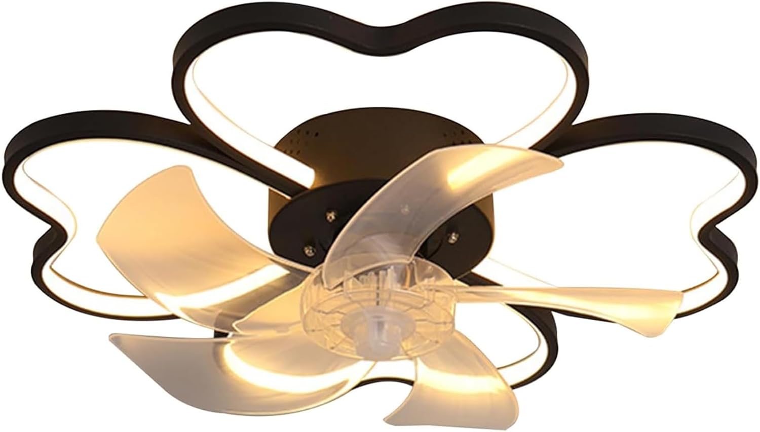 Ceiling Fans with Lights for Bedroom,Led 48W 3000K/4000K/6000K Dimming Ceiling Fans,Ceiling Fans with Lights and Remote for Bedroom Living Room Dining Room/K