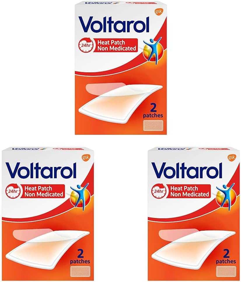 Voltarol Non Medicated Pain Relief Patches Heat Patch 2s (Pack of 3